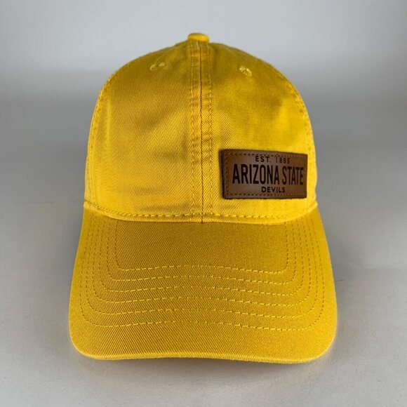 Arizona State Sun Devils NCAA Womens Gold Legacy Relaxed Fit Strapback Hat - Picture 2 of 5